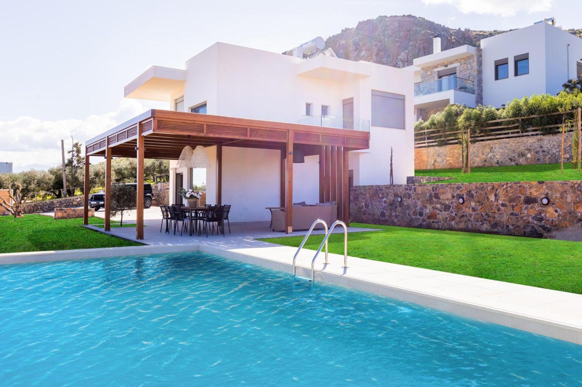 Luxury Villa U Kokkini Hani ภายนอก รูปภาพ