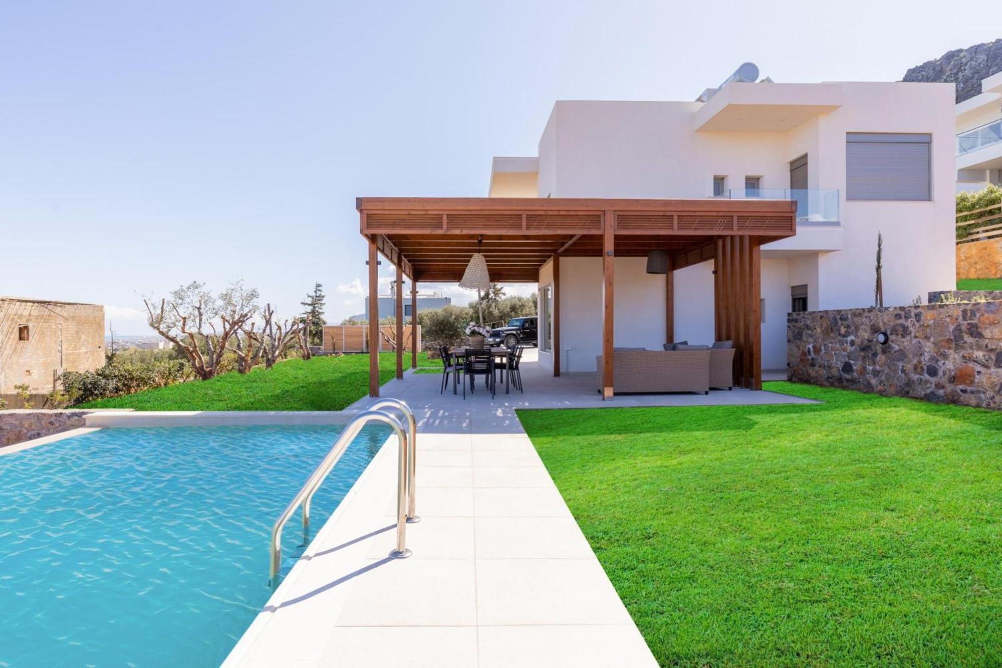 Luxury Villa U Kokkini Hani ภายนอก รูปภาพ
